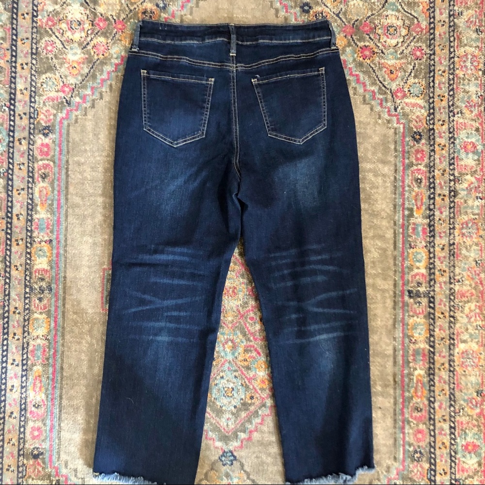 ☀️☀️☀️ 4/$20 Hydraulic Murray slim straight fringe hem jeans - Picture 3 of 6